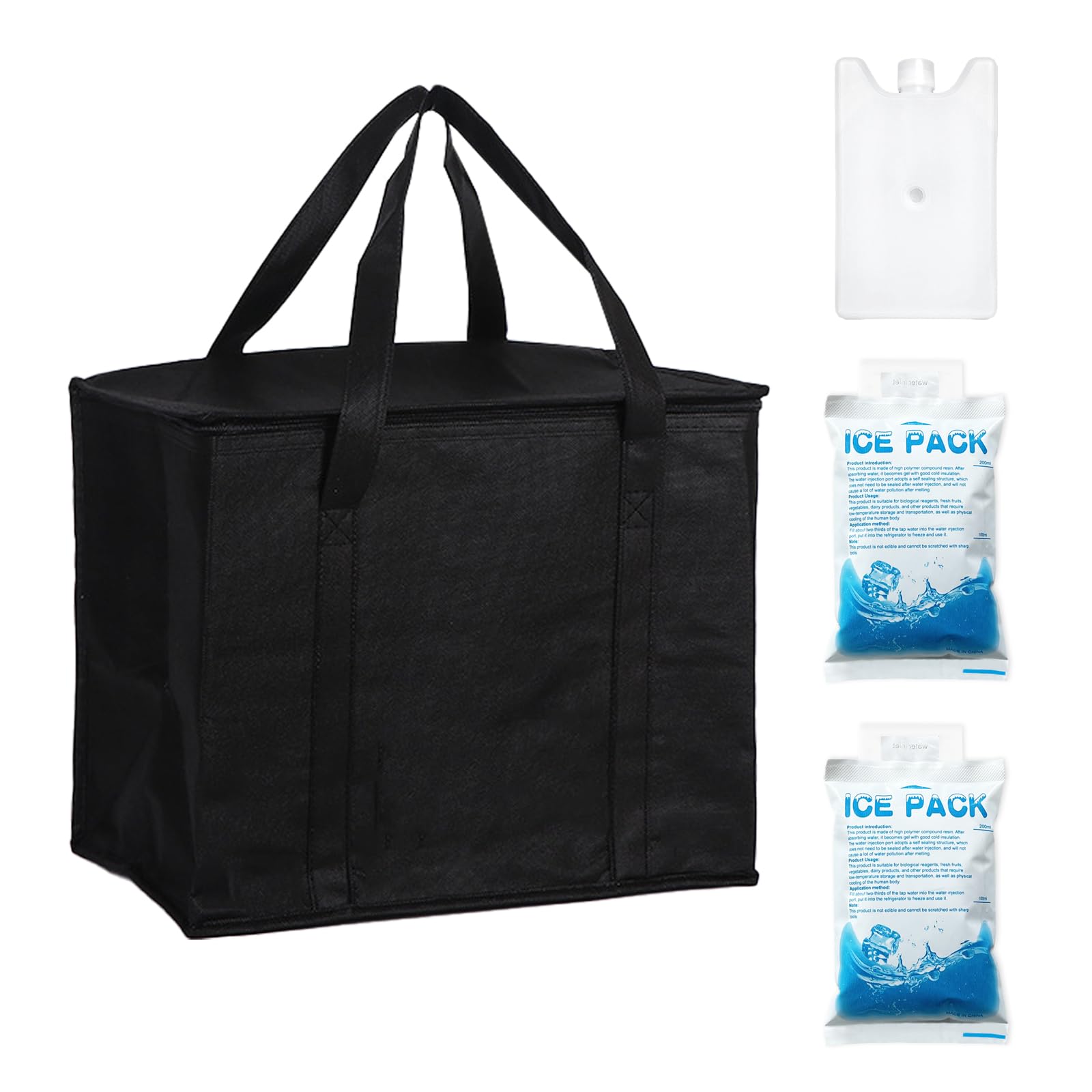 Borsa Termica Pieghevole 35L – Frigo Portatile Da Picnic Con Tasca Isotermica Per Ufficio E Viaggi - 3