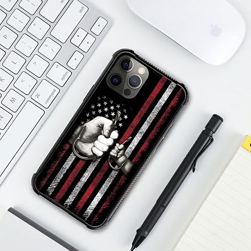 Miniatura 6 de DAIZAG Funda compatible con iPhone 11, funda de la bandera estadounidense de pesca para iPhone 11 para hombre y mujer, protección completa, a prueba