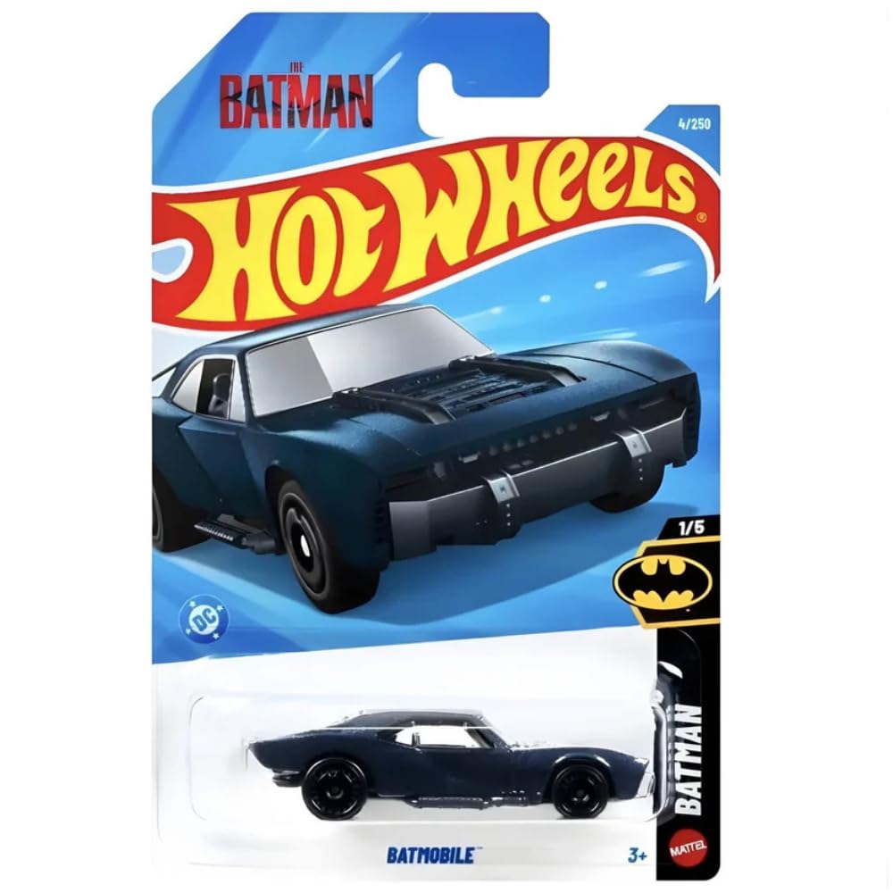 Hot Wheels Batmobile Blue Die-cast Car Age 3+