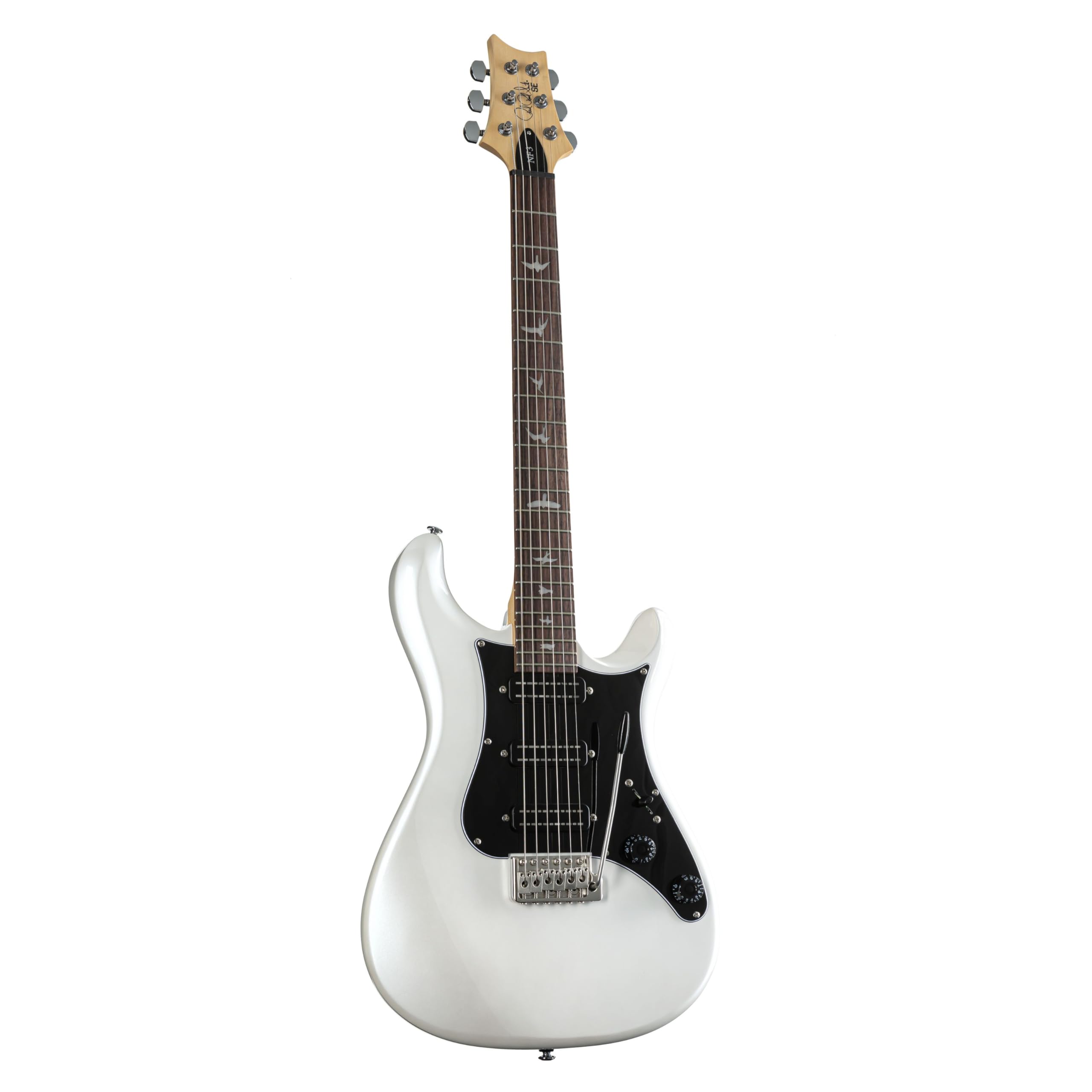 Amazon.com: PRS SE NF3 Rosewood Fretboard, Pearl White with Gig