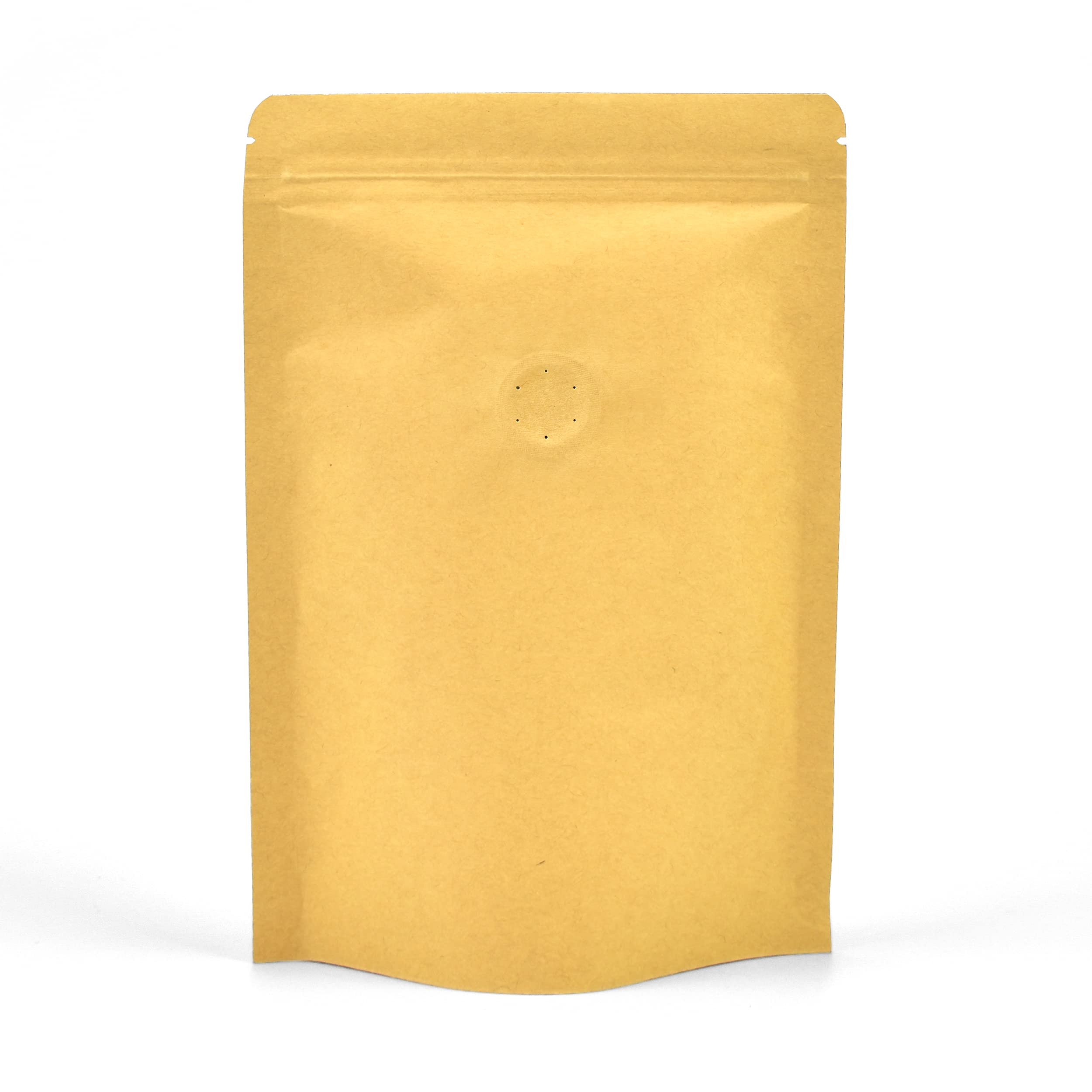 Sachets Café Kraft Fermeture Éclair Valve Dégazage 180x300x50mm | Lot de 50