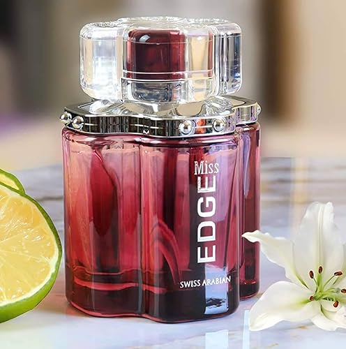 Miniatura 3 de Swiss Arabian Miss EDGE  Productos de lujo de Dubai  Fragancia personal EDP de larga duración y adictiva, aroma seductor de la firma  3.4 onzas