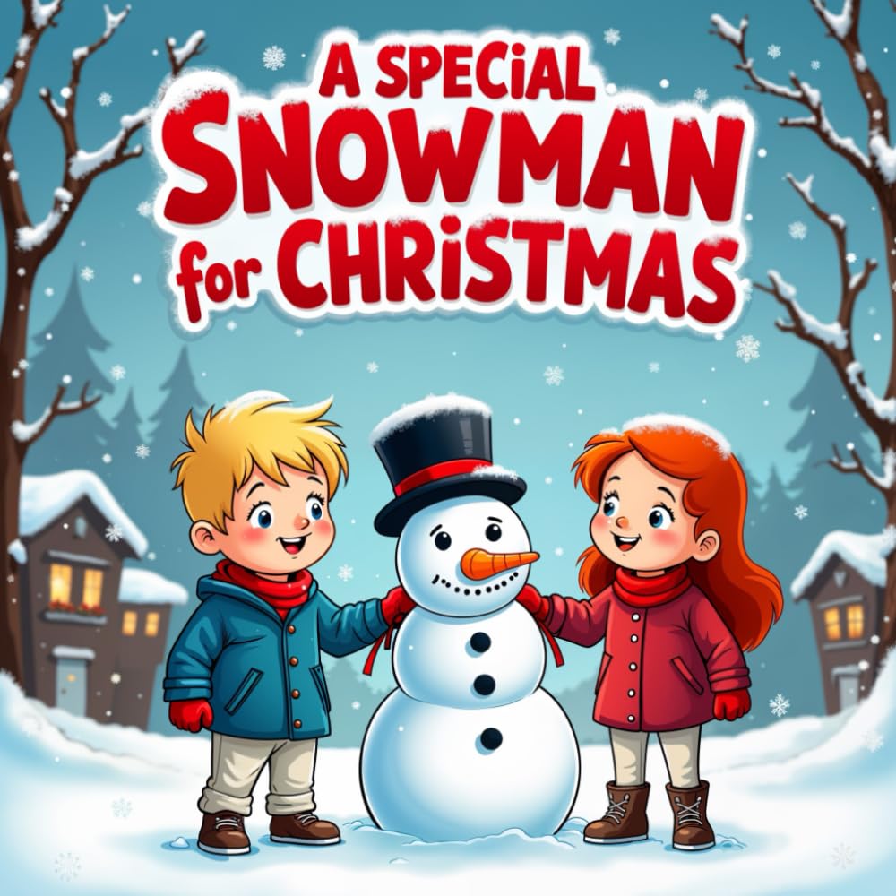 A Special Snowman for Christmas Story book for kids
