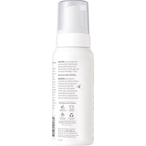 Miniatura 55 de Burt's Bees Champú y lavado de bebés, jabón para bebés de lágrimas originales - 21 onzas (paquete de 1), el embalaje puede variar.