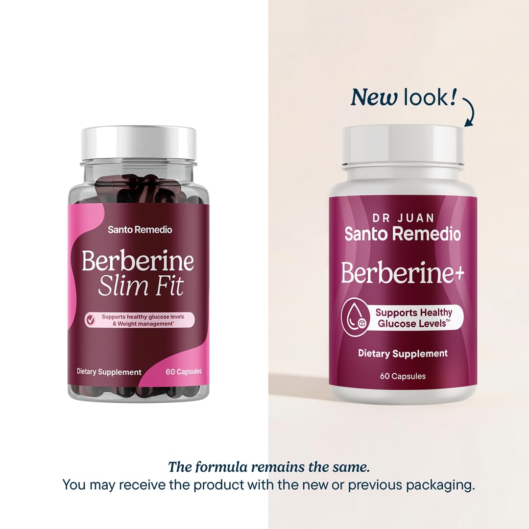 Santo Remedio Berberine Supplement, Glucose Level & Weight Management — Amazon image 2