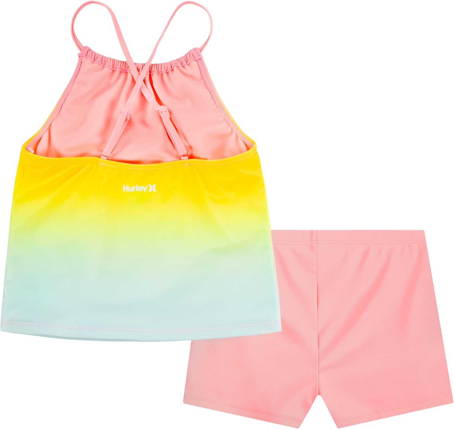 Hurley Girls Boyshort Tankini 2-Piece Swimsuit - Image 2