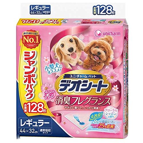 デオシート 消臭&フレグランス フローラルシャボンの香り レギュラー 128枚×4袋