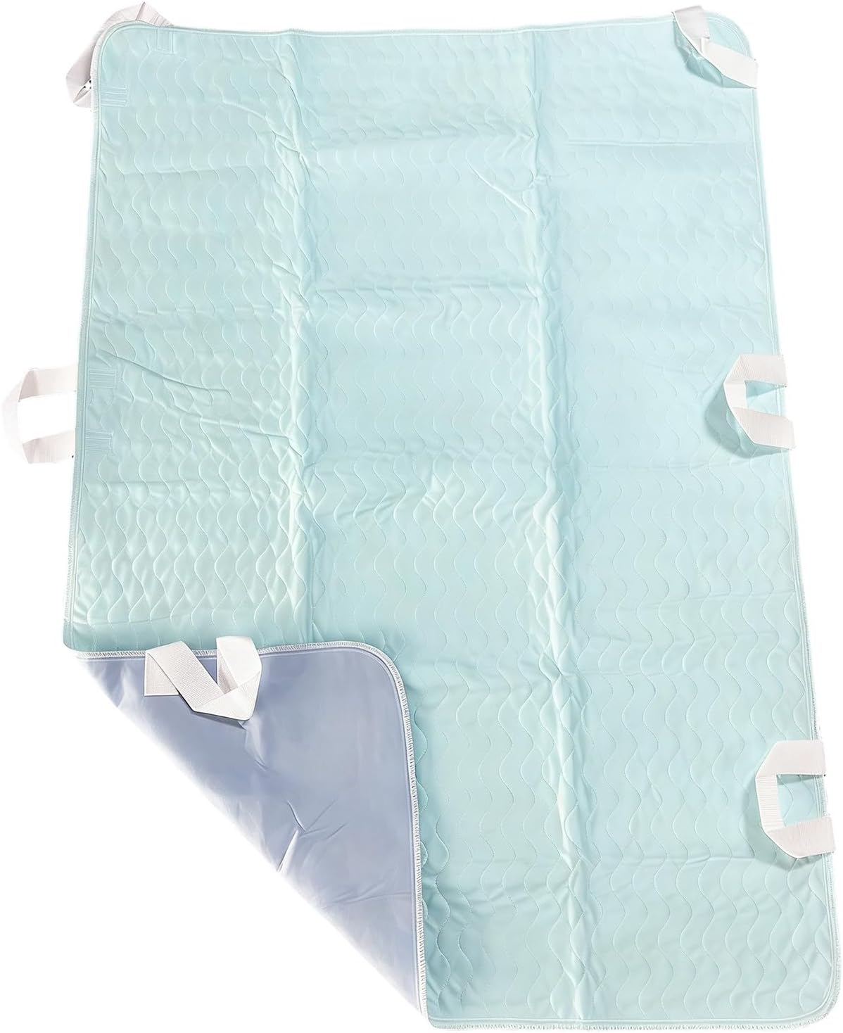 Washable Positioning Bed Pad with Handles for Incontinences Underpad Absorbent for Elderly Bedridden Absorbent Underpad
