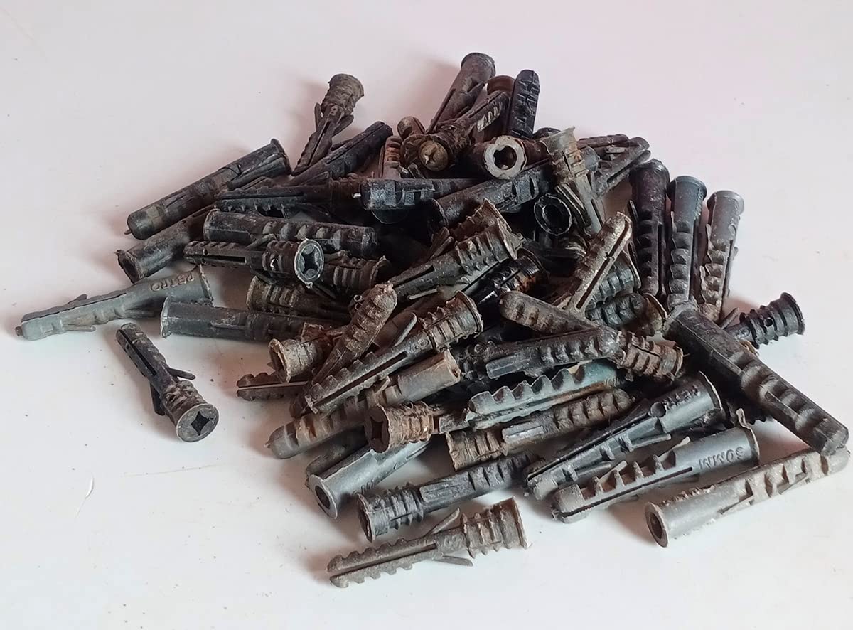 Plastic Wall Plug for Screw (6mm) Black (PPK - 0014) 20 Pcs-image-43