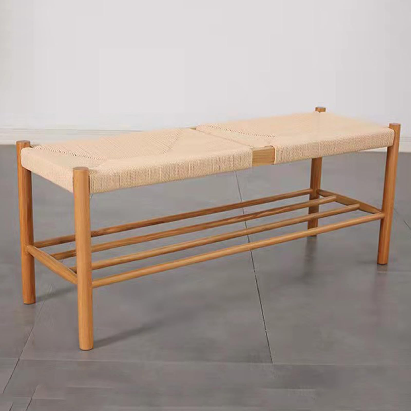 Banc à chaussures d'entrée de 70cm pour résoudre le manque de place au sol