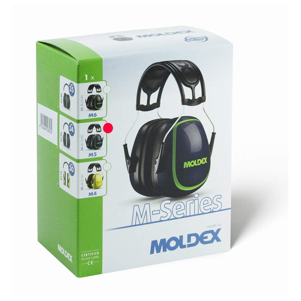 Moldex 612001 M5 - Protezione per le orecchie, 34 db
