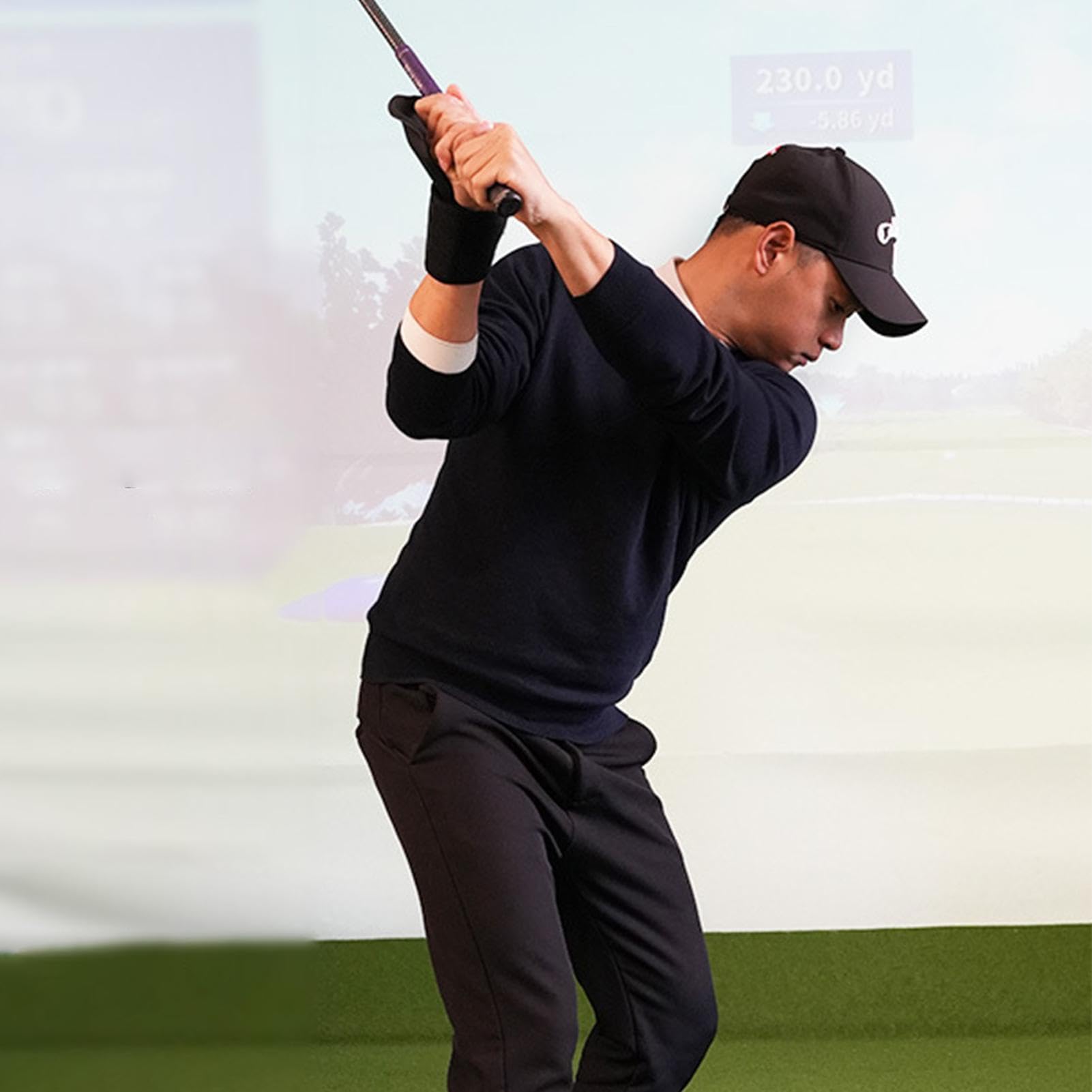 Muñequera de entrenamiento de golf, ayuda para entrenamiento de muñeca de golf, corrector de swing eficiente, ayuda de entrenamiento de swing, equipo suave para interiores y exteriores
