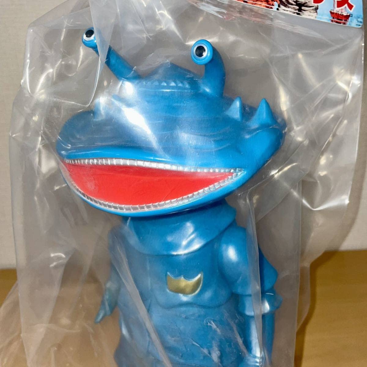 U.S.TOYSSBDXパゴス蓄光パープルソフビウルトラQ墓場の画廊