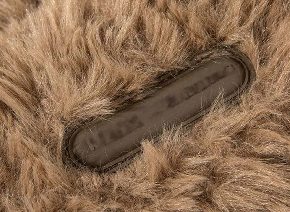 Y2K Beanie Hat for Women Cute Fuzzy Bear Ear Beanie Hat Furry Slouchy Faux Fur Winter Hat Warm Trendy Beanies Cap - Image 5