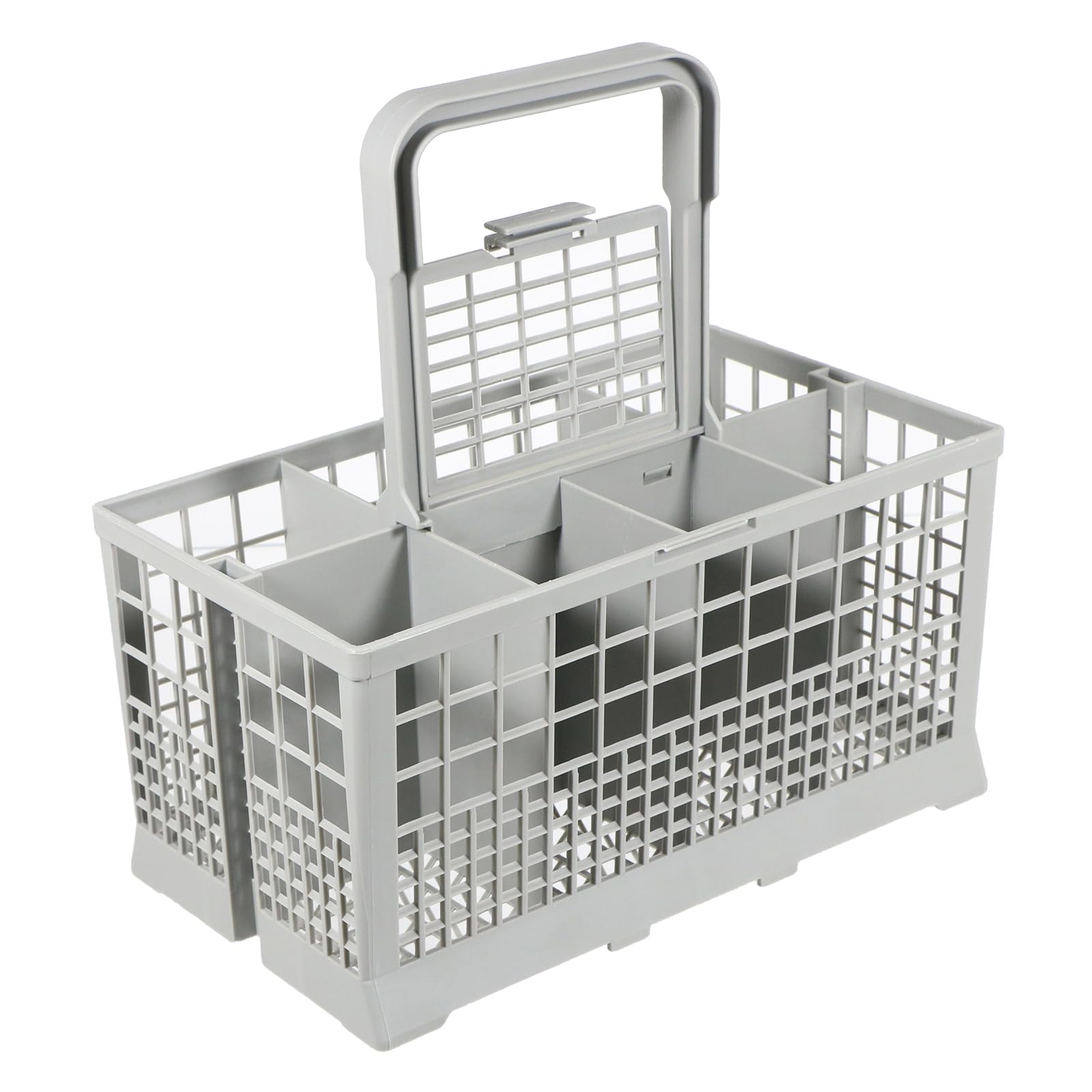 SPARES2GO Cutlery Basket Caddy Cage for AEG Dishwasher (Removable Handle, 240mm)