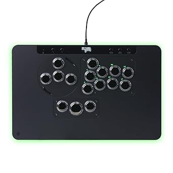 Haute42 Leverless Controller Arcade Stick Leverless Arcade Stick X Series with Ambient RGB and Tournament Lock Switch,Arcade Stick with Kailh Ice Cream Switches,Arcade Controller with Interchangeable Module for Switch, PC, PS4, PS3