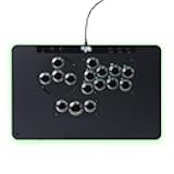 Haute42 Leverless Controller Arcade Stick: Leverless Arcade Stick X Series with Ambient RGB and Tournament Lock Switch,Arcade Stick with Kailh Ice Cream Switches,Arcade Controller with Interchangeable Module for Switch, PC, PS4, PS3