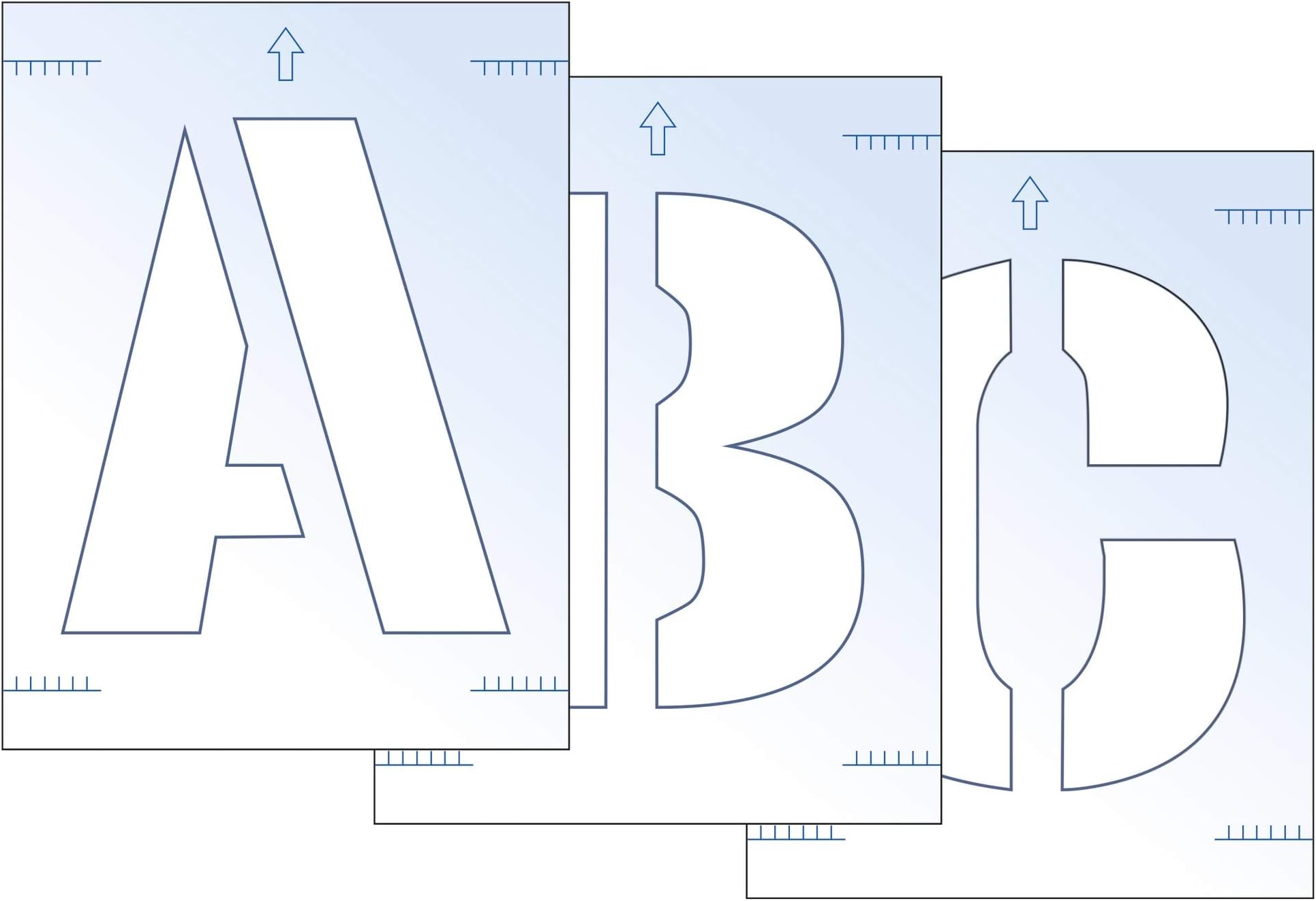 ScanScan 9417 300mm Letter Stencil Kit
