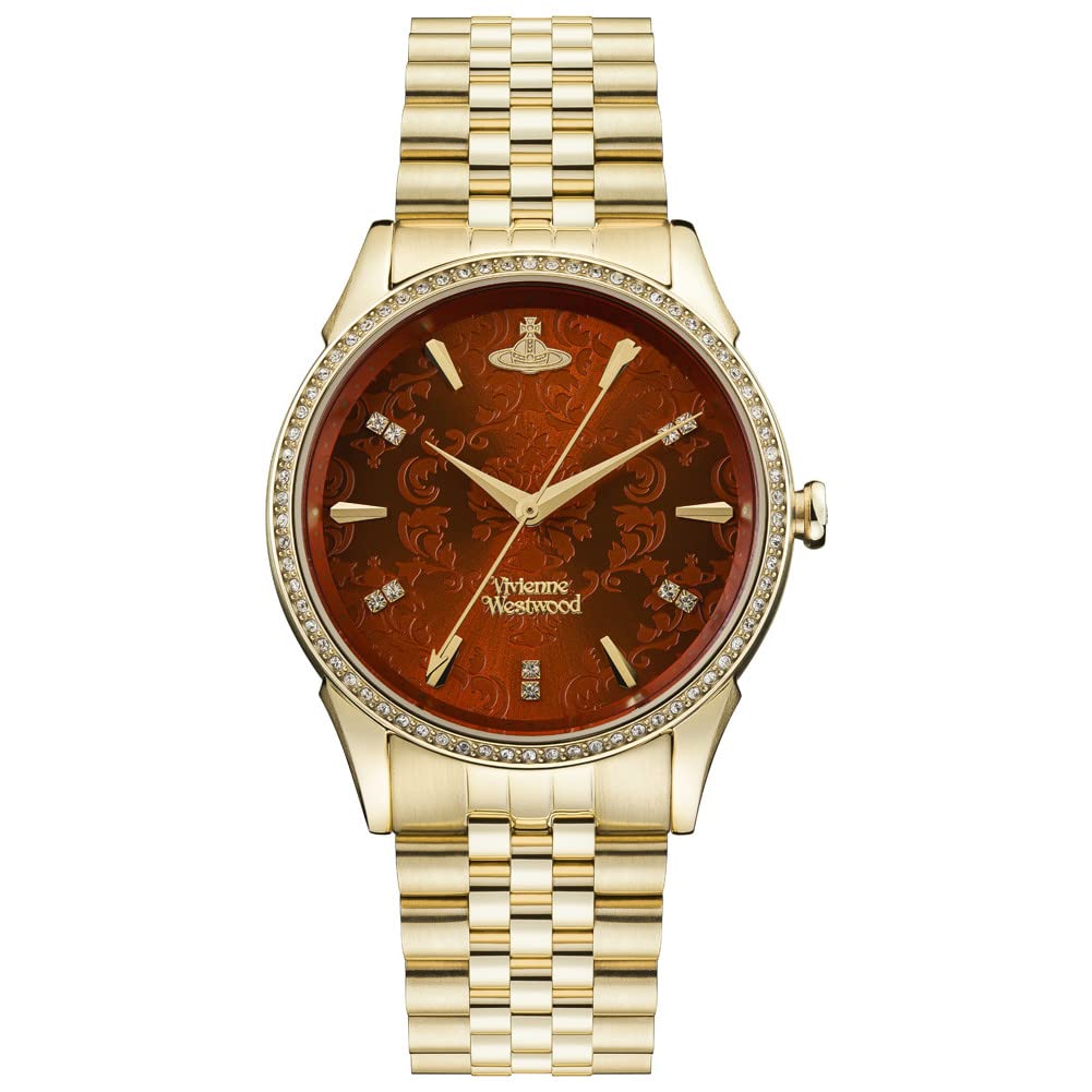 Vivienne Westwood Ladies Wallace Gold Bracelet Watch VV208RDGD