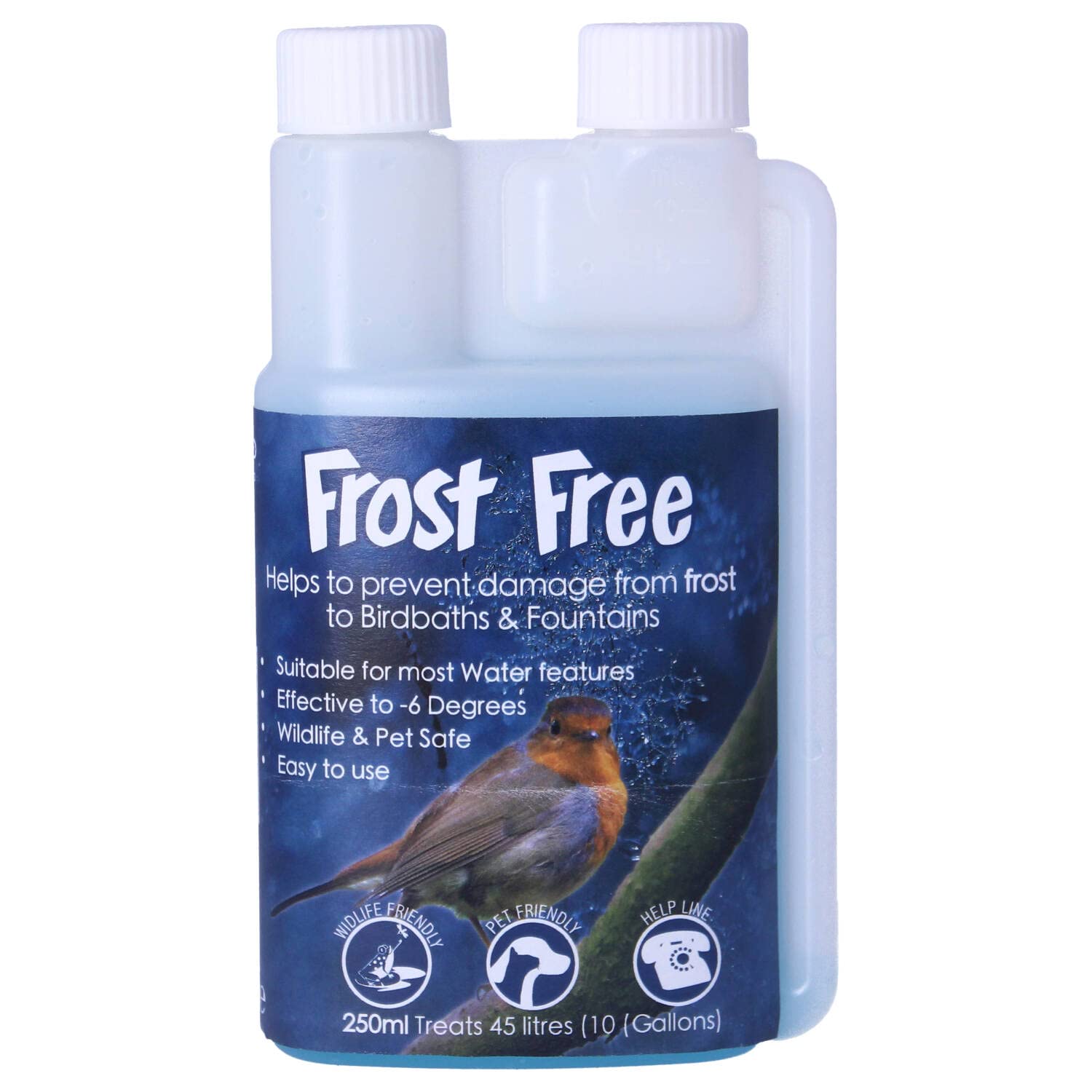 Aquacadabra Frost Free 250ml Prevent Water Feature Ice Freeze Pet Wildlife Safe Garden