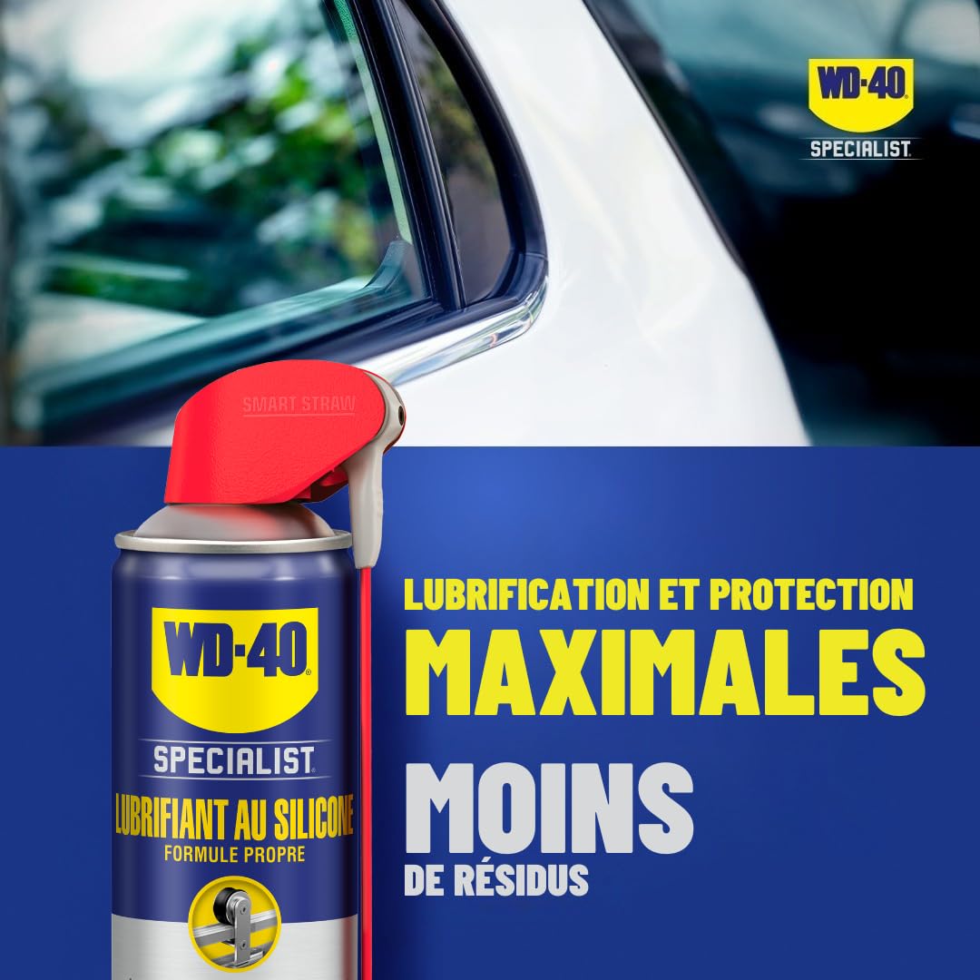 WD-40 Specialist Lubrifiant Au Silicone Spray Double Position 250 ML