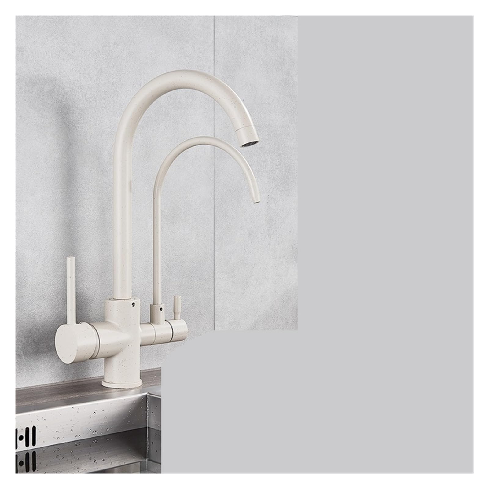 Robinet de cuisine à eau pure mitigeur haut de gamme au design moderne élégant