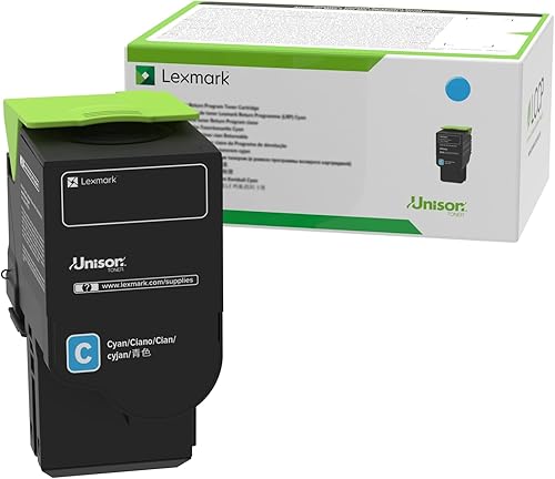Lexmark Cartucho de tóner cian de ultra alto rendimiento 78C1UCE