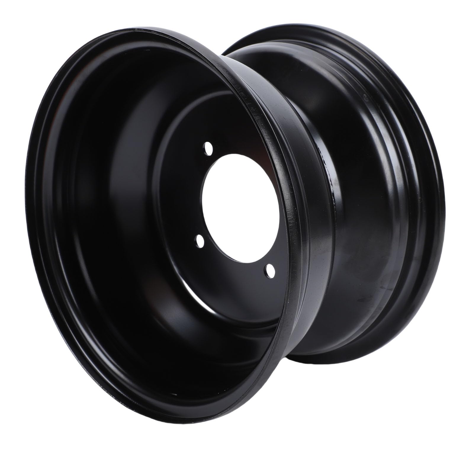 Cerchione ATV 19x7-8, Ruota Anteriore da 8 Pollici con 4 Fori per Bulloni, Cerchio in Acciaio Ad Alta Resistenza per Tosaerba Go Kart Quad Dirt Bike Buggy Ride On, P