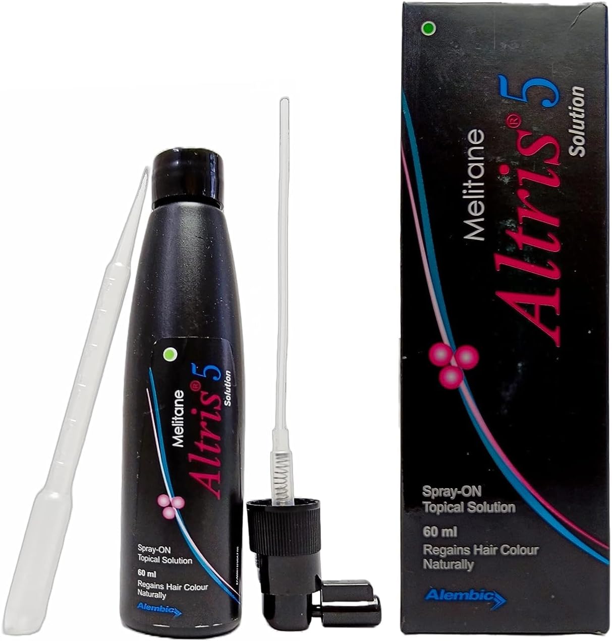 Alembic Melitane Altris 5 Solution, Black, 60 ml