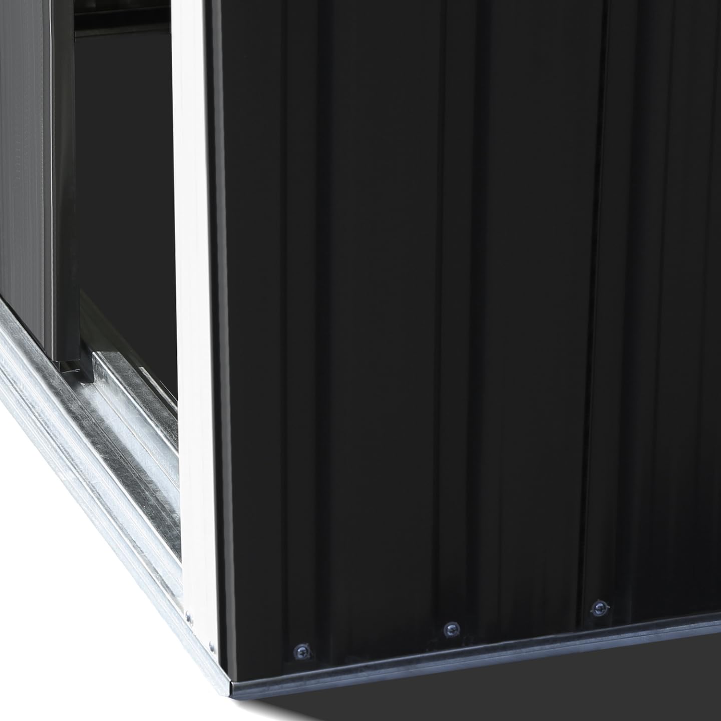 IDMarket - Caseta de jardín (1,3 m²), color gris