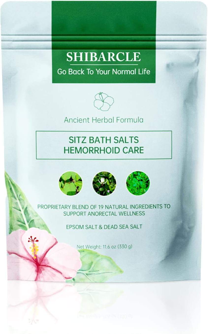 Sitz Bath Soak 128 Ounces Sitz Salt Epsom Salt with Natural