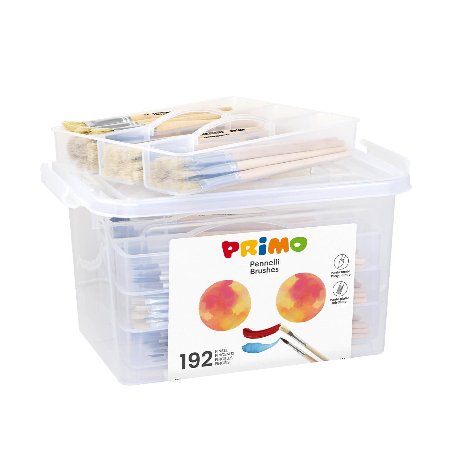 Primo - Pinselbox mit 192 Pinseln