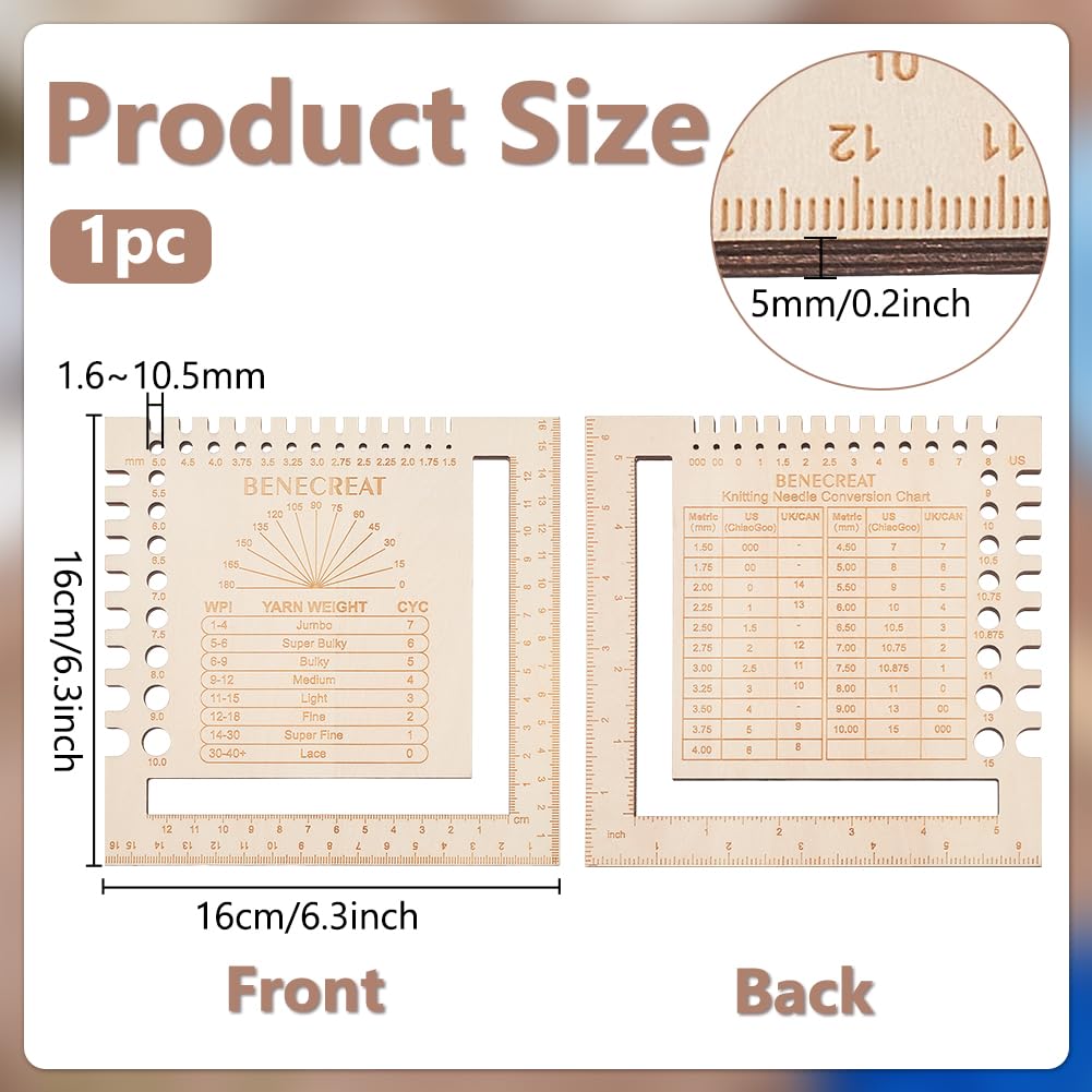 Knitting Conversion Chart Gauge Knitting Needle Sizes & A Handy