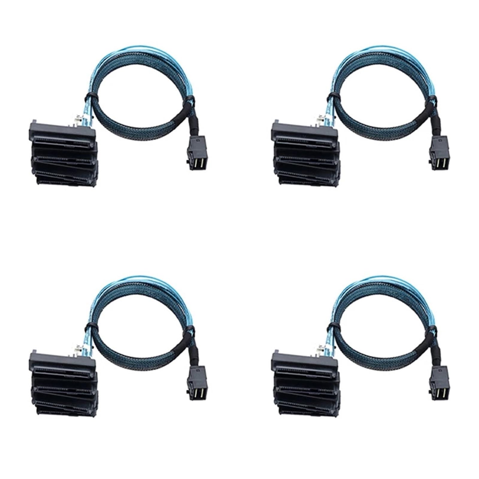 Câble serveur de disque dur 4X MI NI S*A*S SFF-8643 vers 4 x 29 broches SFF-8482 3,33 TF/1 m