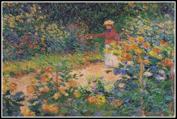 ジヴェルニー☆モネ☆色紙 ジヴェルニー☆モネ☆色紙