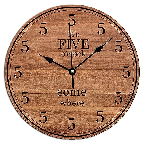 Reloj de Pared Analógico PVC 15x15 in Silencioso miniatura 1