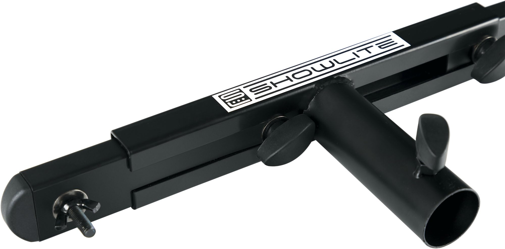 Showlite SAT-02 T Dual Quertraverse (trave trasversale per 2 faretti, montabile su tubo stativo da 35 mm, acciaio) nero