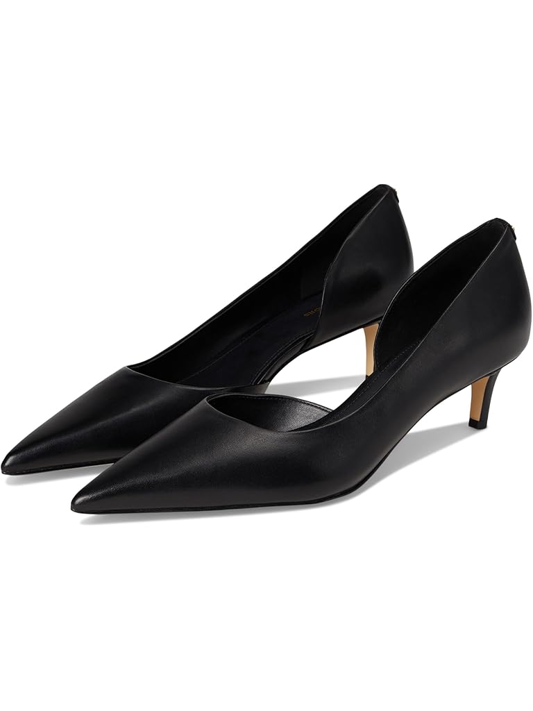Black Michael Kors Elyse Kitten Pump
