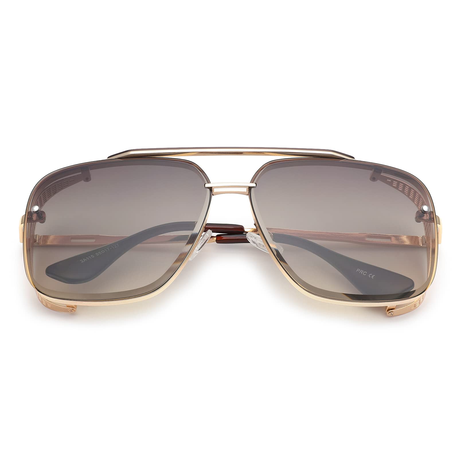 COASION Mens Sunglasses Costume Eyewear Retro Square Aviator Sun Glasses Frames for Women