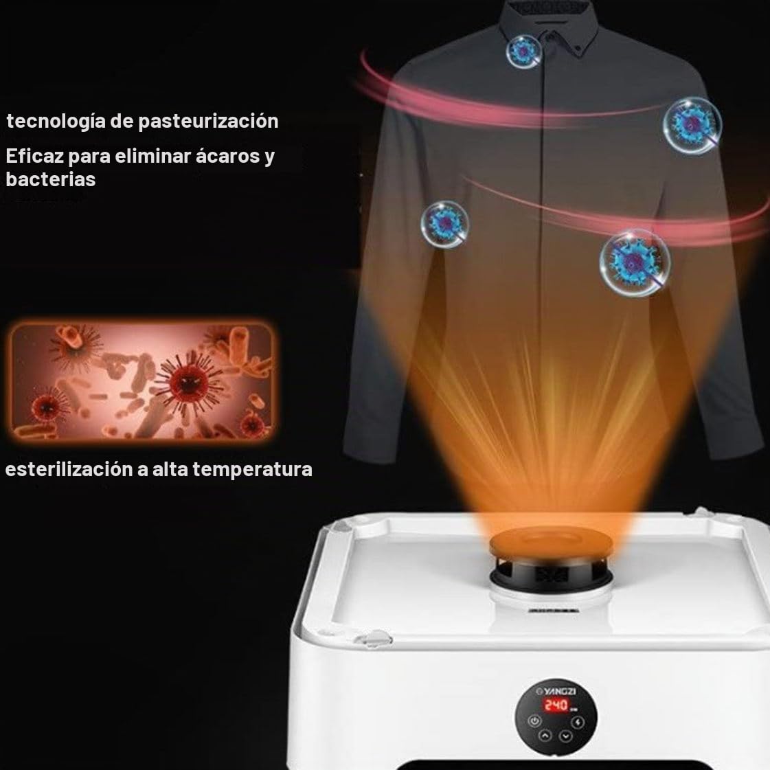 Máquina de planchado automática, secadora de ropa, máquina de secado a vapor, portátil, para el hogar, máquina para planchar ropa, máquina para eliminar arrugas y doblar