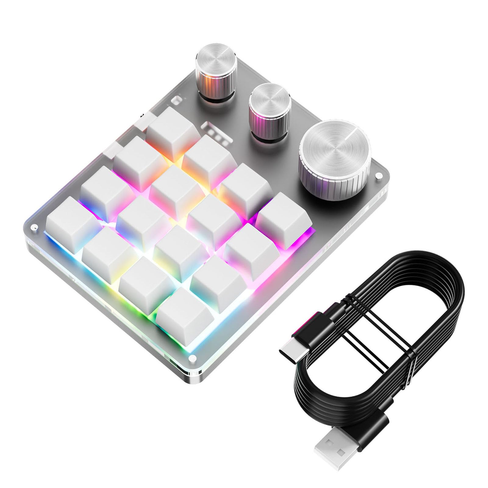 Clavier macro programmable 16 touches pour éviter la fatigue et optimiser le contrôle du volume - 8