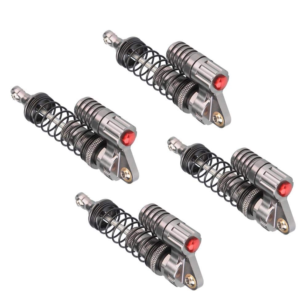 Amortiguadores RC de 4 Piezas, muelles de Alta Resistencia para Coche de Oruga Axial, SCX10, D90, RC - Diseño Optimizado para Mejor Estabilidad y Rendimiento en Modelos RC