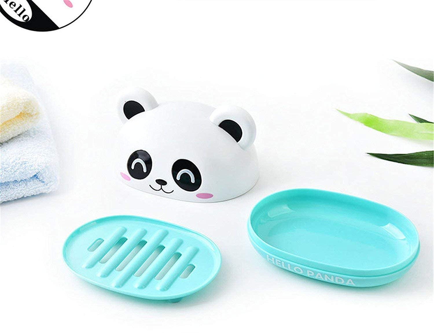 Funky Cartoon Design Soap Case for Kids Bathtub Soap Box Holder with Cover. (Mighty Panda) (B0BB6QWL3X) Amazon Price History, Amazon Price Tracker