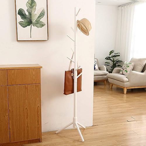 Miniatura 4 de MAYAGU Percha de madera maciza Perchero de pie Perchero colgante de ropa Percha Dormitorio