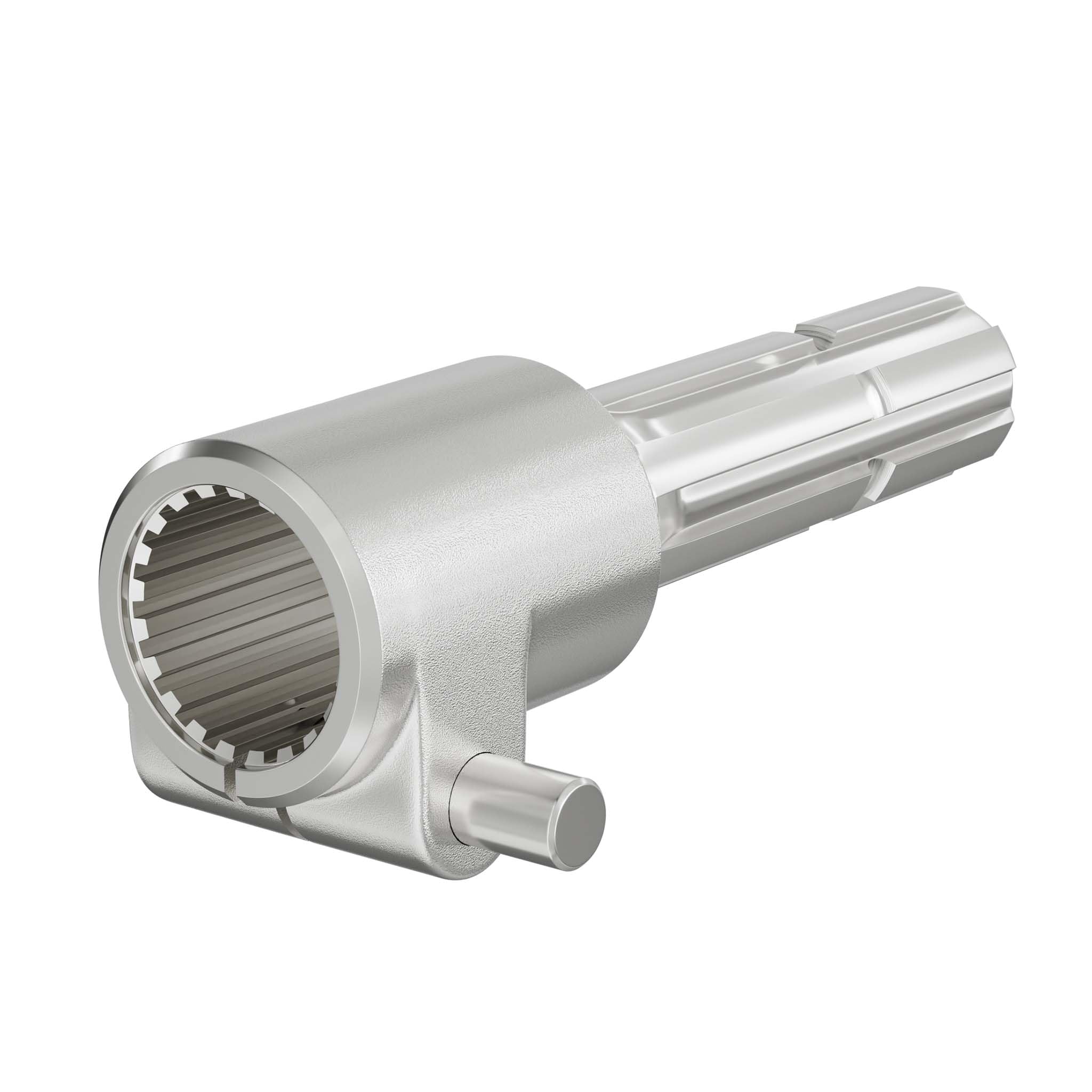 Zapfwelle, PTO 160 mm Buchse mit Keilwellenaufnahme 1 3/8" Z21 für Ausgangswelle 1 3/8" Z6 Traktor