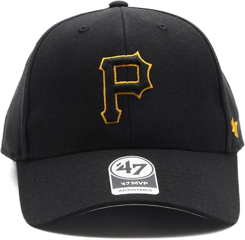 Miniatura 2 de '47 Brand - Gorra de ajuste relajado, MVP Pittsburgh Pirates, color negro