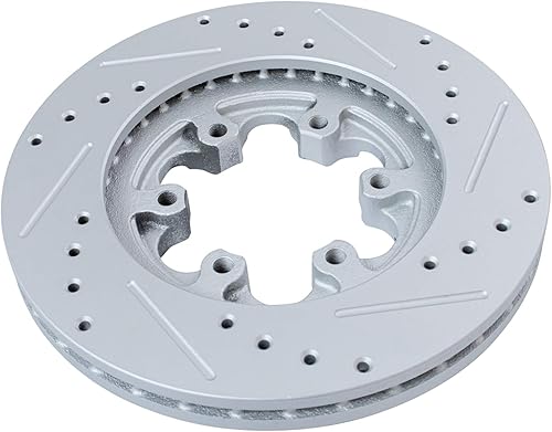 Miniatura 8 de TRQ Pinza de rotor de rendimiento de almohadilla de cerámica delantera y líquidos compatibles con Chevrolet GMC Isuzu