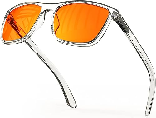 Bloomoak - Gafas de bloqueo de luz azul-Gafas de juego ámbar antirreflejos para un mejor sueño para pantallas, juegos, televisores, teléfonos móviles