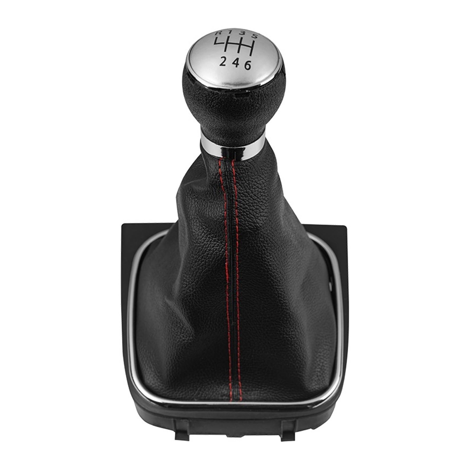 Rbevcrr B0262 Car Shift Lever Knob For Vw For Golf 5 6 V Mk5 Mk6 For Jetta R32 For Gti 2004-2014 5/6 Speed Gear Shift Knob Gearstick Gaiter Boot Stick Shifter Pen(B0262)