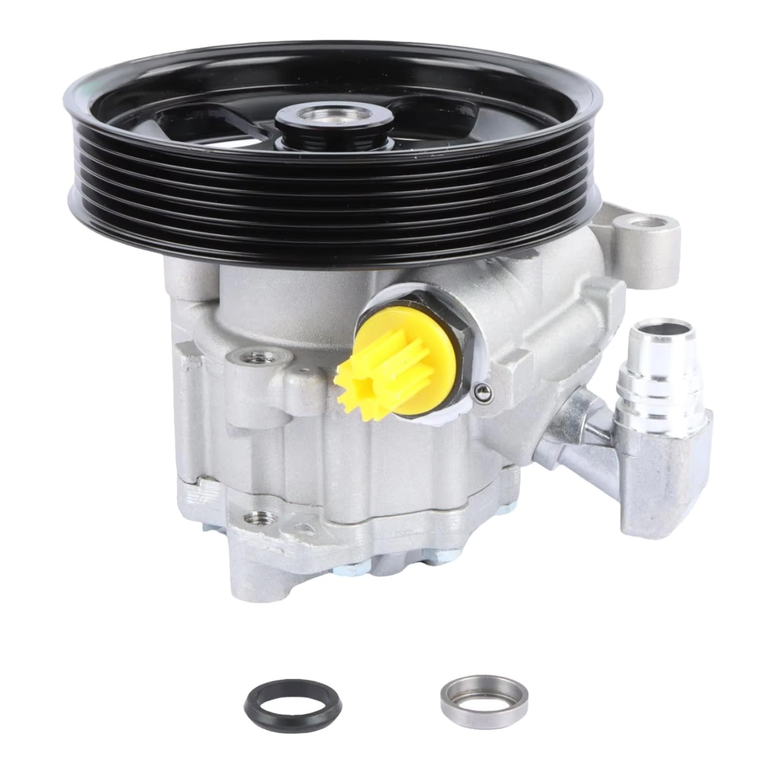 Rufutle Power Steering Pump for Mercedes-Benz ML350 ML550 E350 E550 GL450 GL550 S550 CLS550 CL550 R350, Power Steering Pump with Pulley 0054662201/0054662001